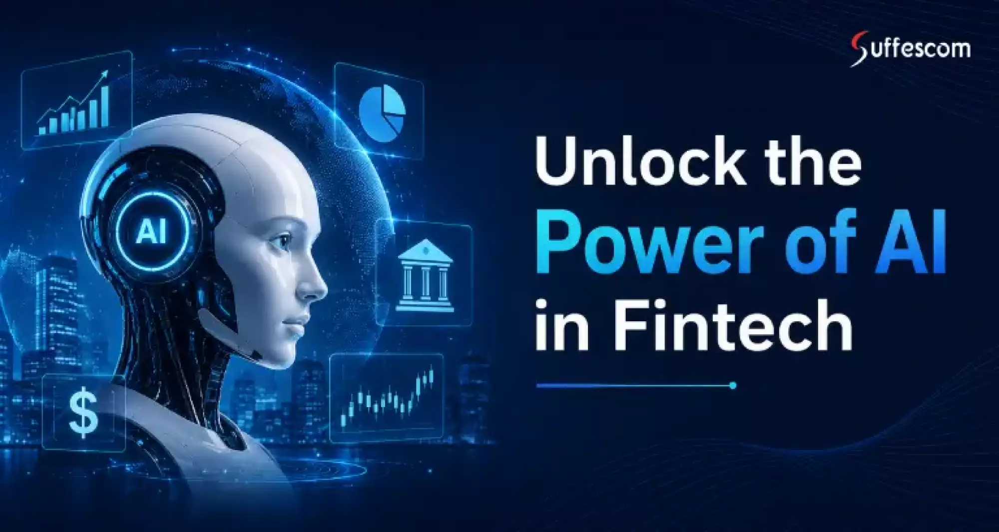 An automation screen displaying AI-driven financial services in fintech.