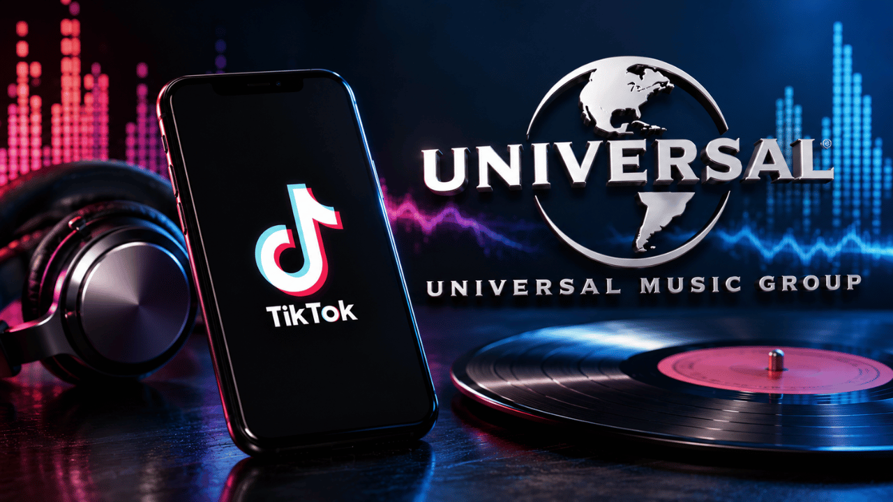 A headline image analyzing the reasons behind TikTok and UMG's reunion after previous disputes over AI music rights.