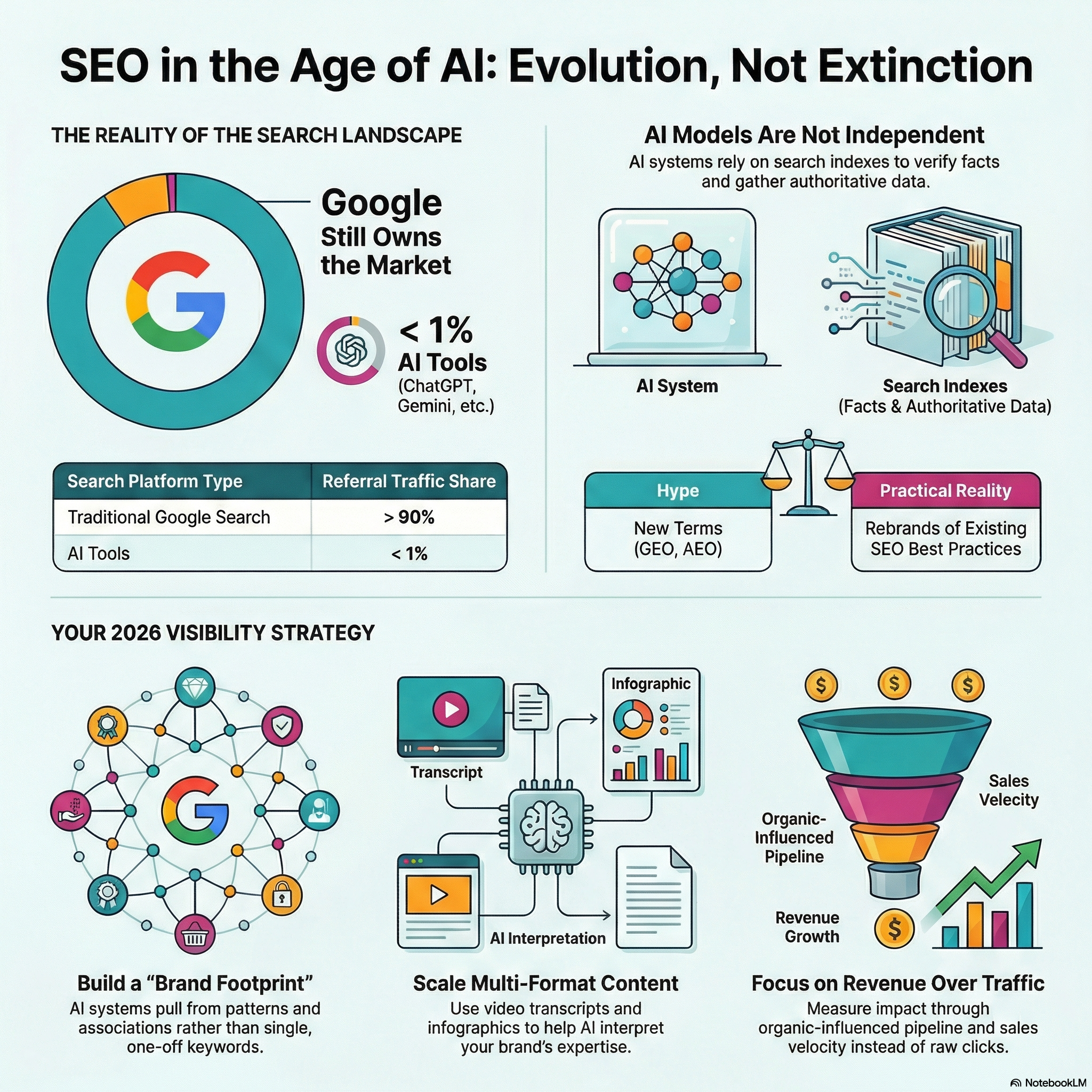 Insights into SEO strategies that remain effective in the evolving landscape influenced by AI.