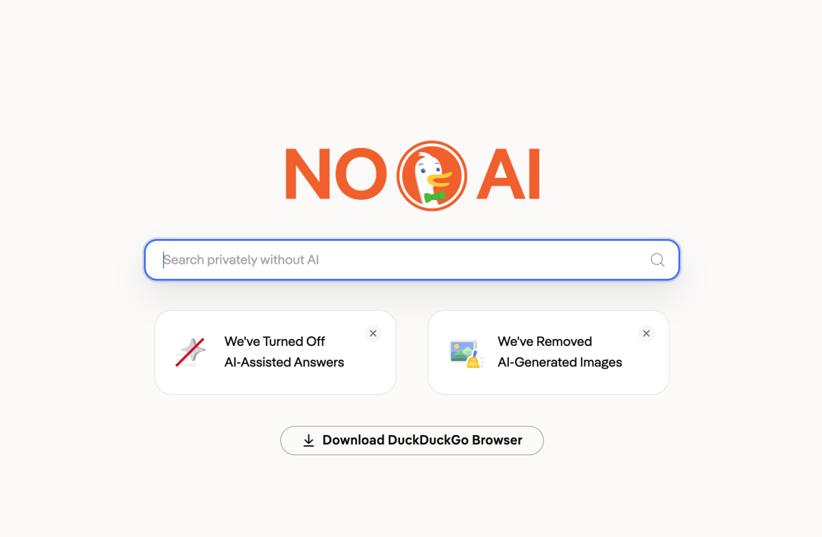 DuckDuckGo's no-AI search — I would not set IT policy from a marketing page - ai tools guide from Tech Revenue Brief